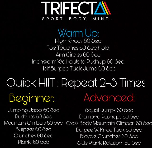 Workout Dec 24-Trifecta